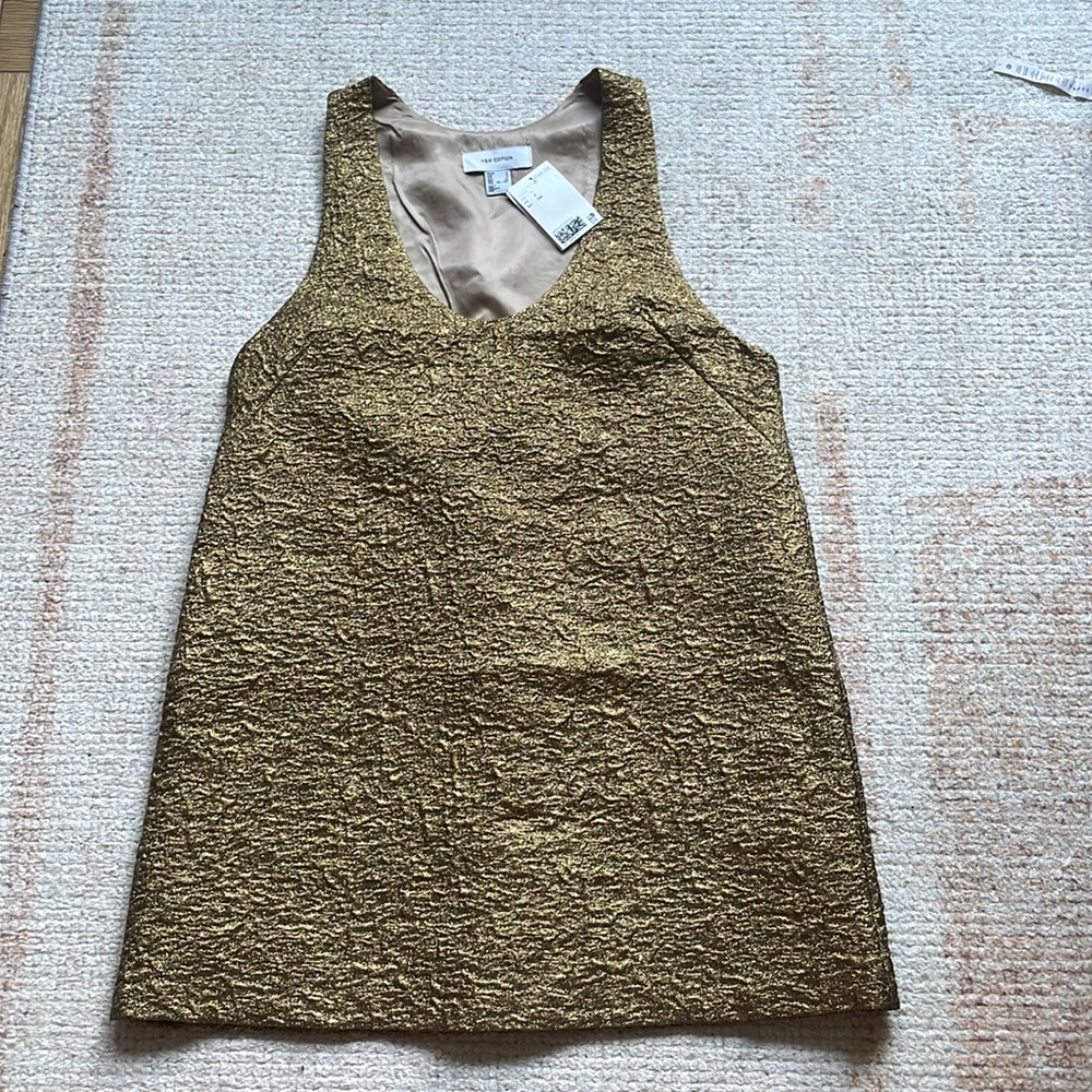 Shimmery Jacquard Weave Dress Sz. S - Picture 5 of 6